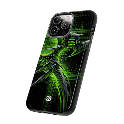 Cyber Sigil Grid · Tough Phone Case for iPhone · Green