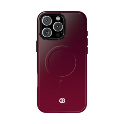Red Tough 2.0 Magsafe Phone Case for iPhone - Deep Sangria Gradient