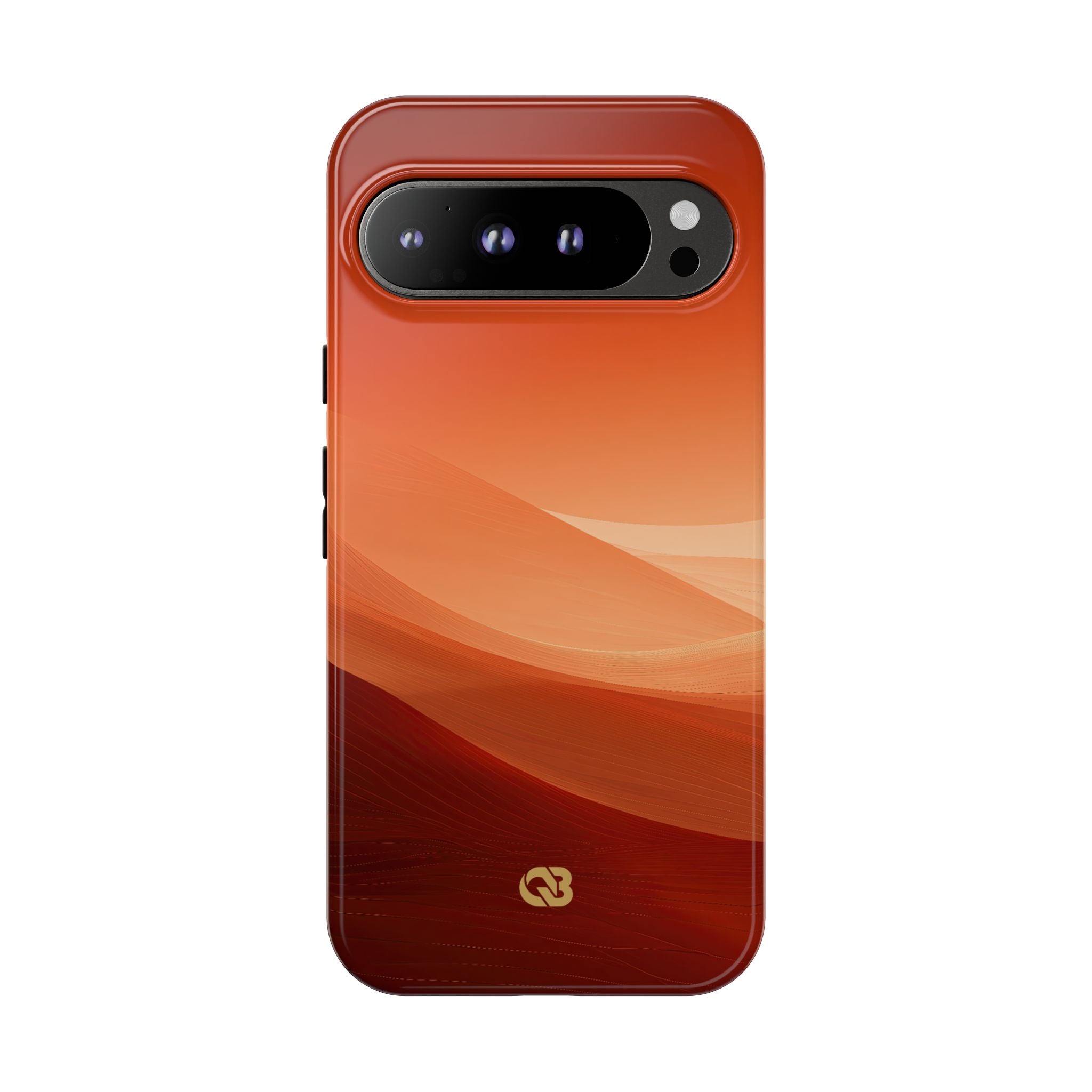 Orange Tough Phone Case for Google Pixel - Crimson Dune Gradient