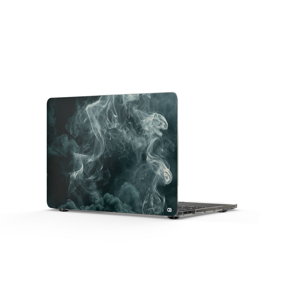 Luminescent Vapor Drift · Clear Hard Case for MacBook · Teal