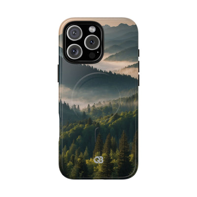 Foggy Mountain Ridge · Tough+ Hoesje voor iPhone · Magsafe