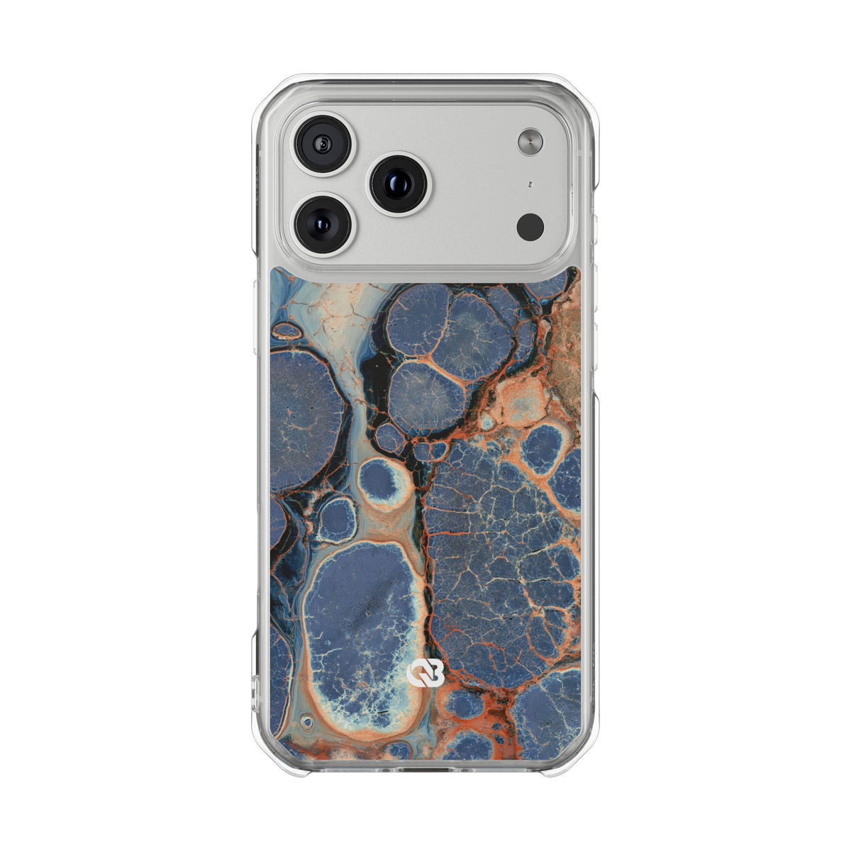 Astral Orb Resonance · Clear Impact Magnetic Phone Case for iPhone · Blue