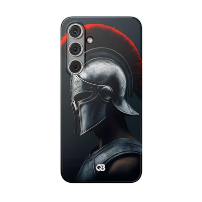 Steel Spartan Plume · Soft Phone Case for Samsung