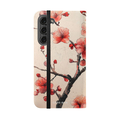 Cherry Blossom Breeze - Samsung S23+ Case - Wallet