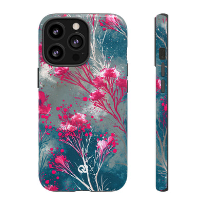 Cyber Blossom · Tough Phone Case for iPhone · Teal