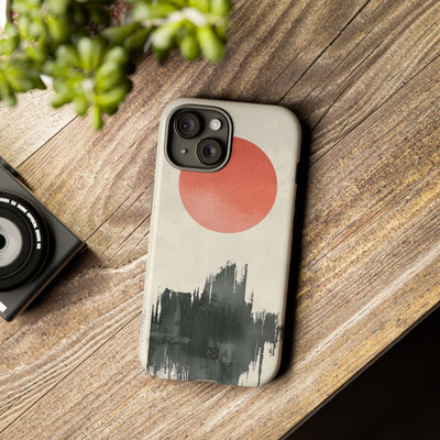 Crimson Sun Strokes · Coque de téléphone Tough pour iPhone