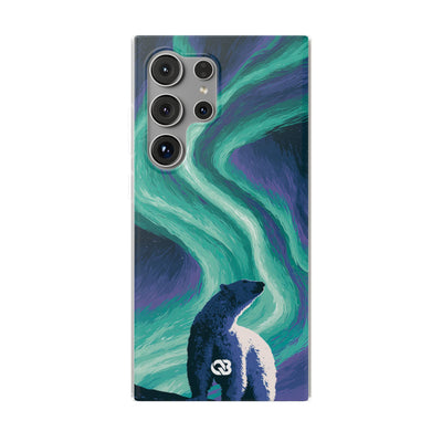 Arctic Aurora Bear · Lite Phone Case for Samsung · Teal
