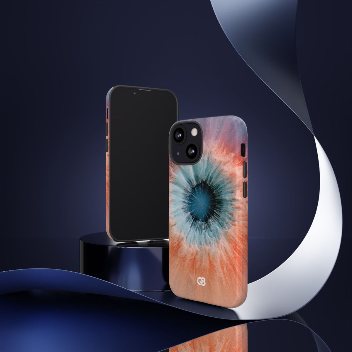 Radiant Aura Core · Tough Phone Case for iPhone · Orange