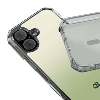 Muted Sage Ombre · Clear Impact Magnetic Phone Case for iPhone · Green