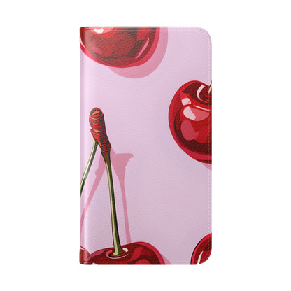 Glossy Cherry Glow - Samsung S23 Case - Wallet