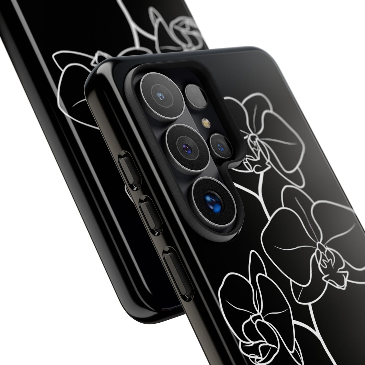 Midnight Orchid · Tough Phone Case for Samsung · Black