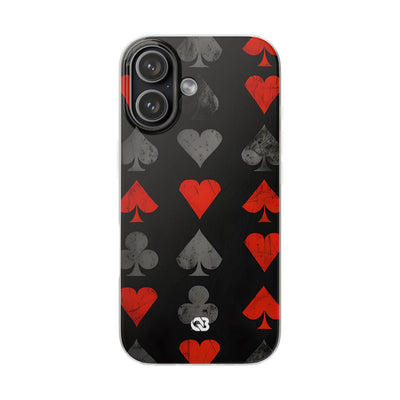 Crimson Ash Suits · Soft Custodia per iPhone