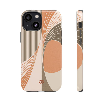 Terracotta Meridian · Tough Phone Case for iPhone · Orange