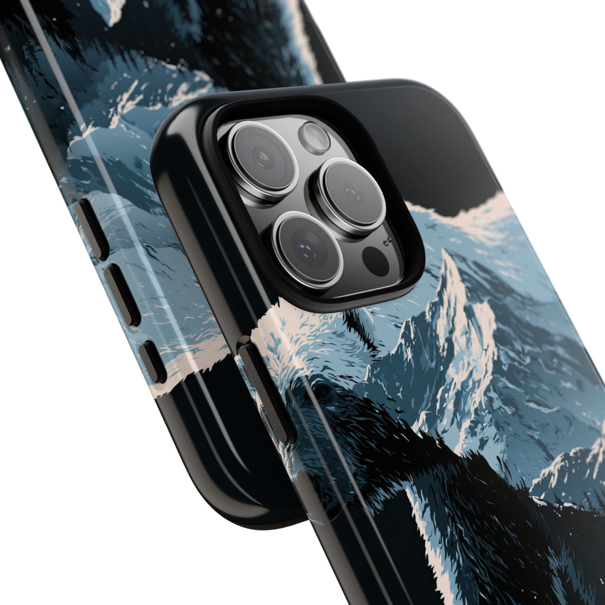 Nordic Arctic Bear · Tough Phone Case for iPhone · Black