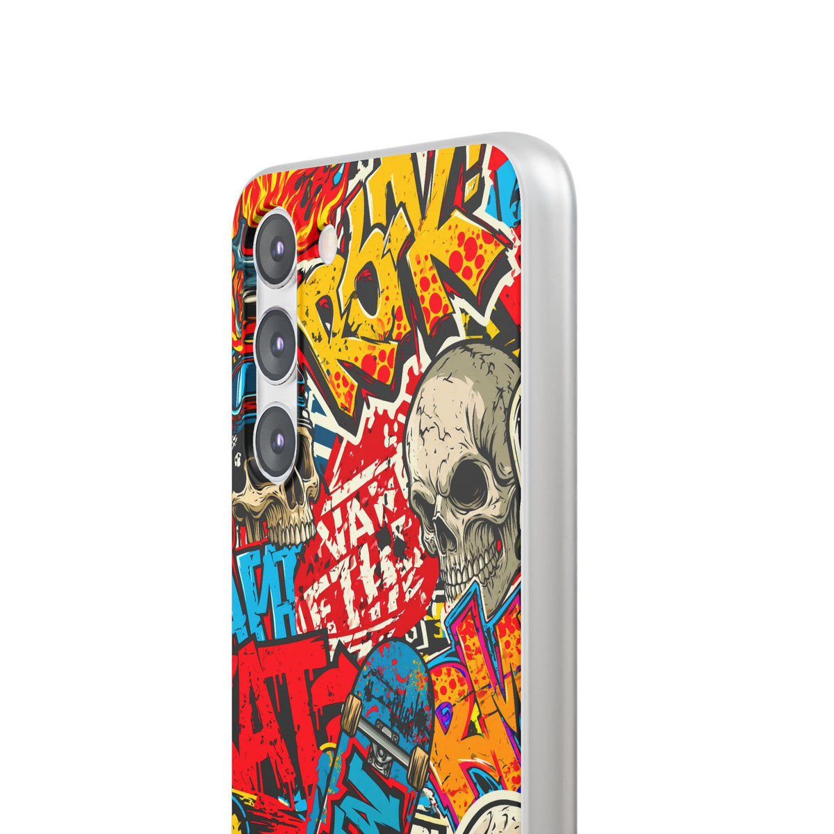 Skate Skull Riot · Lite Phone Case for Samsung · Red