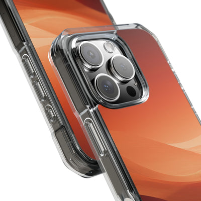 Orange Impact MagSafe Phone Case for iPhone - Crimson Dune Gradient