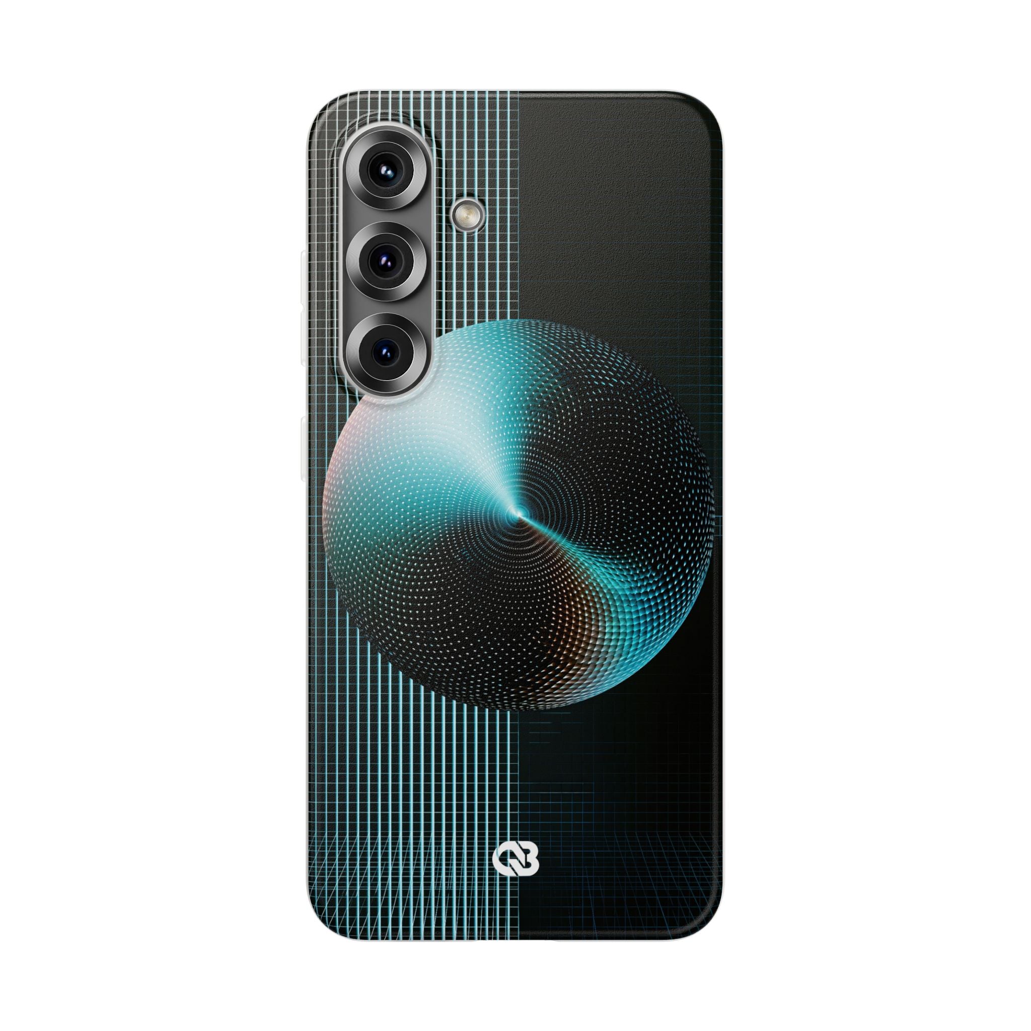 Blue Lite Phone Case for Samsung - Cyan Vector Sphere