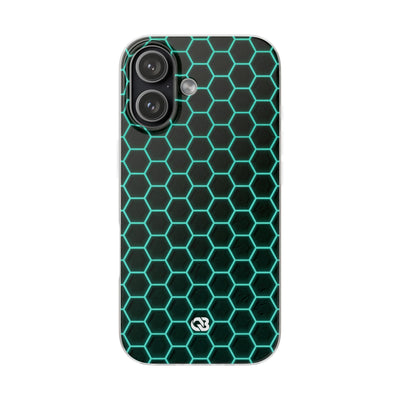Neon Hex Spectrum · Lite Phone Case for iPhone ·  Teal