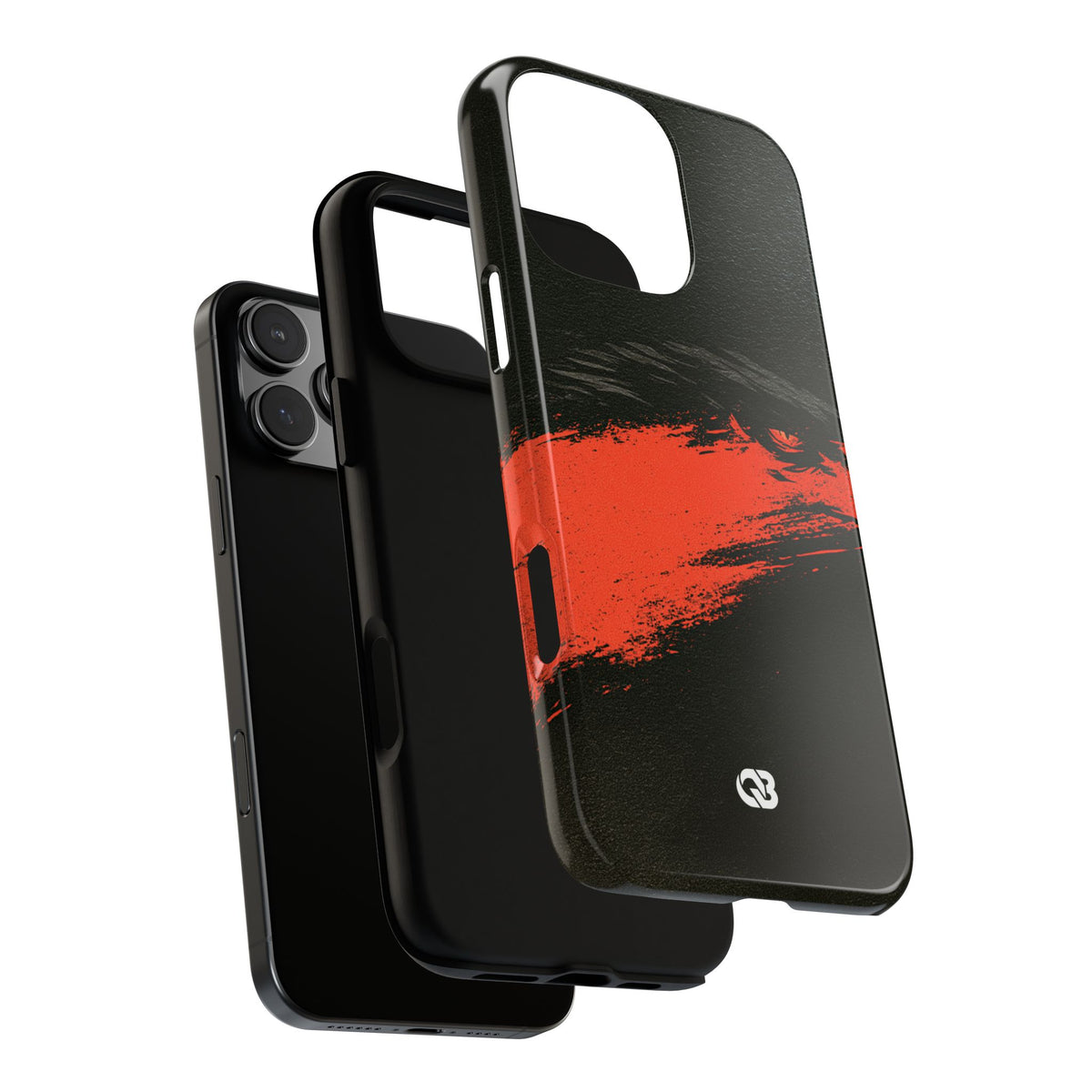 Crimson Raptor Noir · Tough Phone Case for iPhone · Black
