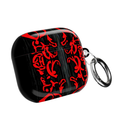 Crimson Swirl - AirPods Case