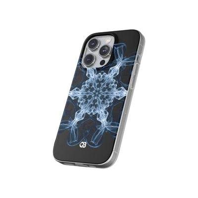 Blue Lite Phone Case for iPhone - Glacial Smoke Crown