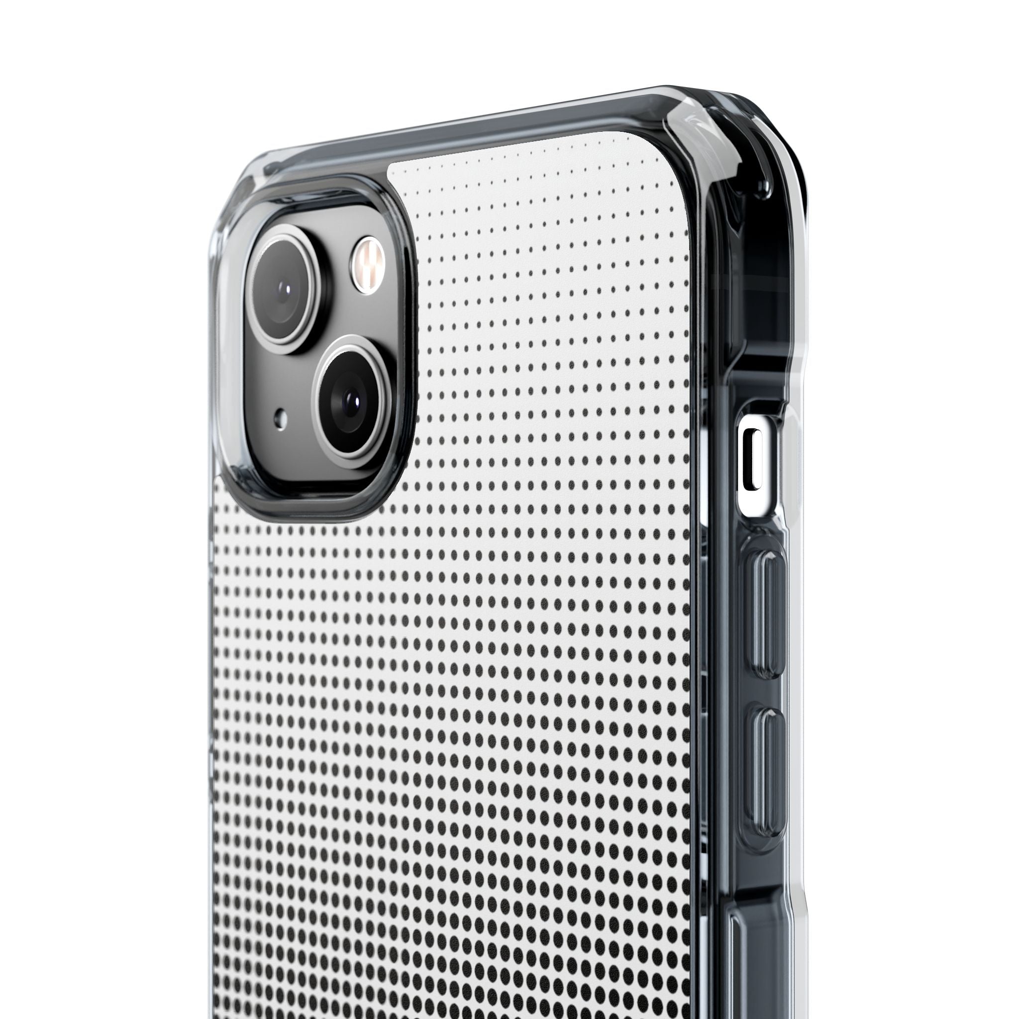 Black Impact MagSafe Phone Case for iPhone - Obsidian Halftone Flux