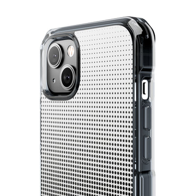 Black Impact MagSafe Phone Case for iPhone - Obsidian Halftone Flux