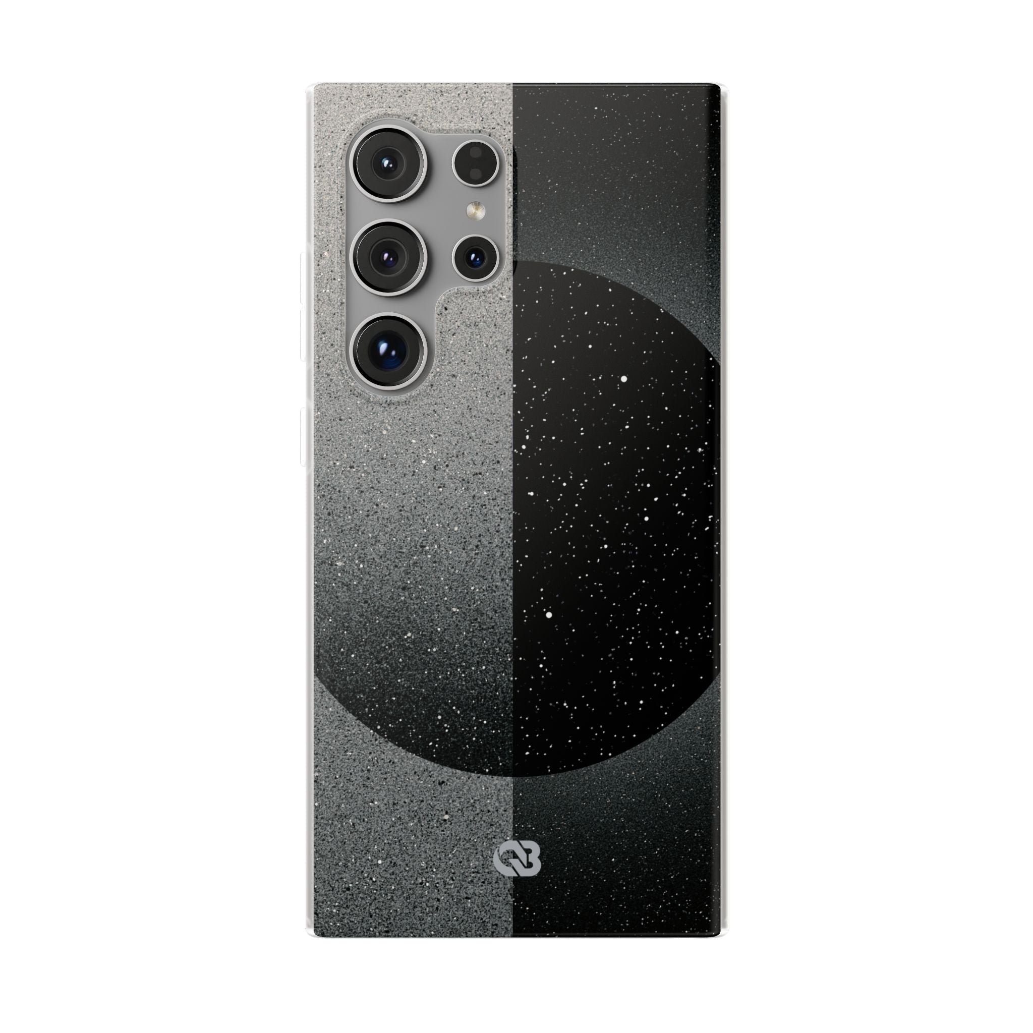 Black Lite Phone Case for Samsung - Lunar Static Orbit