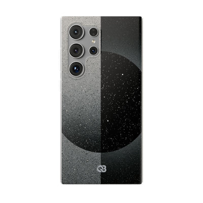 Black Lite Phone Case for Samsung - Lunar Static Orbit