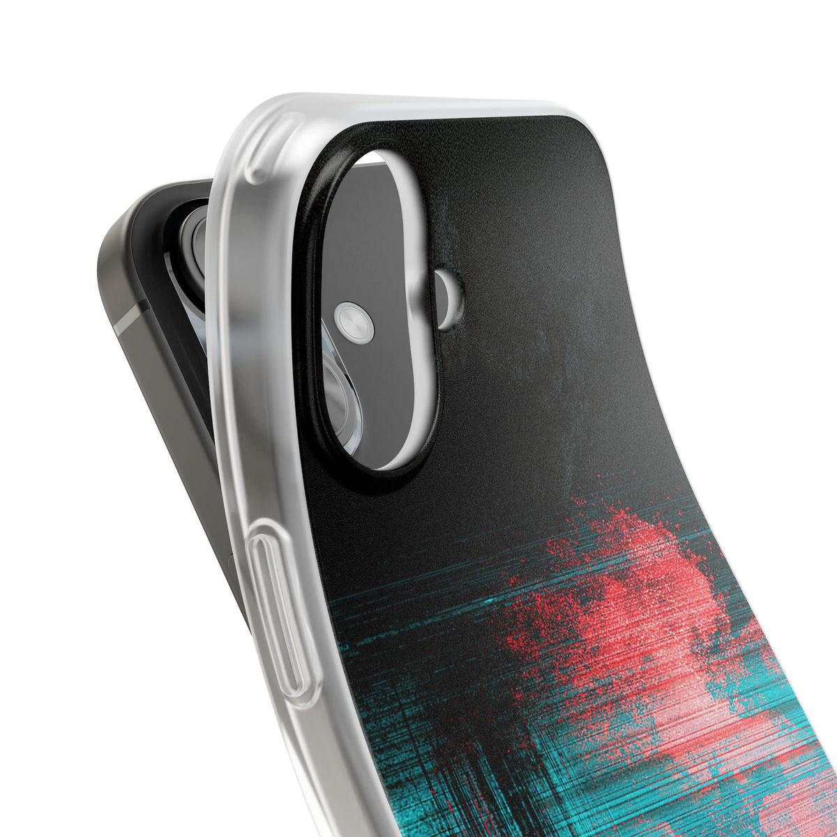 Digital Signal Drift · Lite Phone Case for iPhone ·  Black