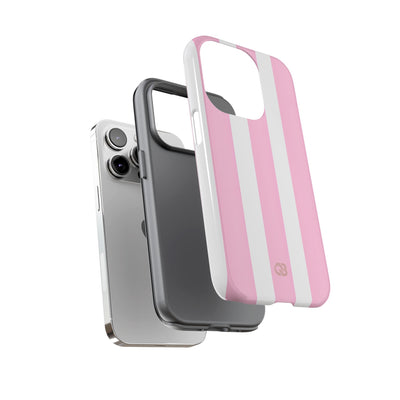 Soft Pink Stripe · Tough Coque de téléphone pour iPhone