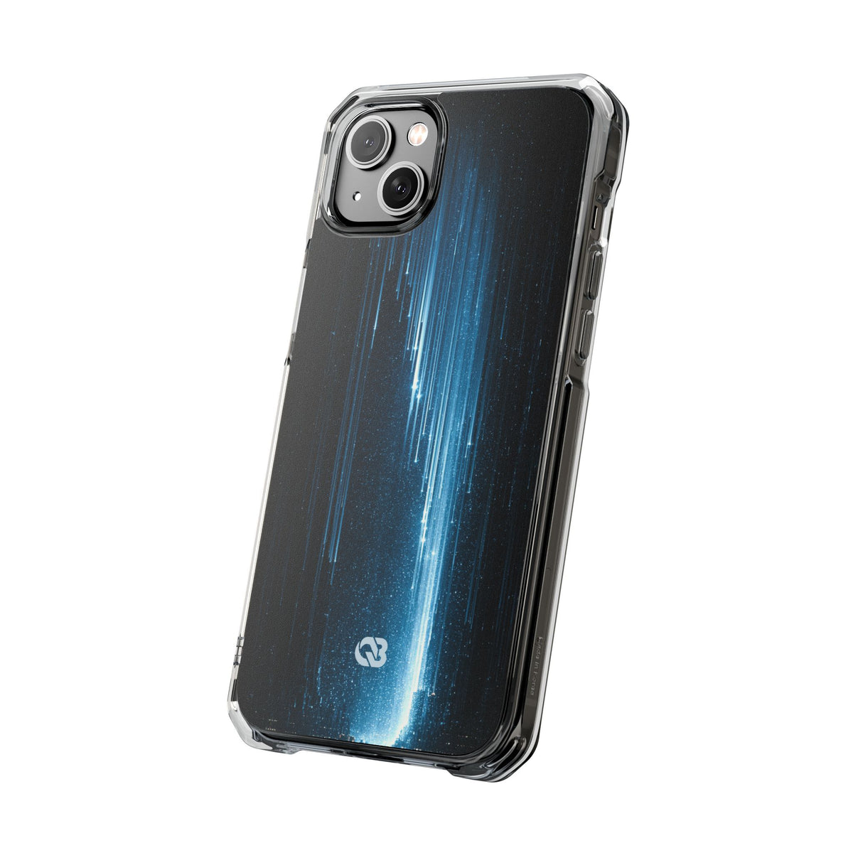 Nocturnal Cascade · Clear Impact Magnetic Phone Case for iPhone ·  Black