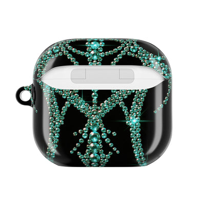 Teal Cyber Sigil · Hard Case for AirPods & AirPods Pro · Teal
