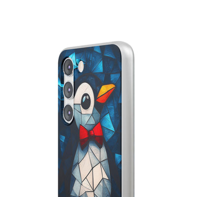 Mosaic Bowtie Penguin · Soft Phone Case for Samsung