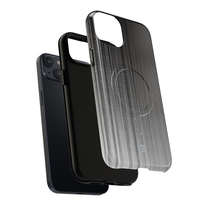 Grey Tough 2.0 Magsafe Phone Case for iPhone - Static Vertical Dither