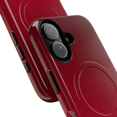 Red Tough 2.0 Magsafe Phone Case for iPhone - Crimson Velvet Fade