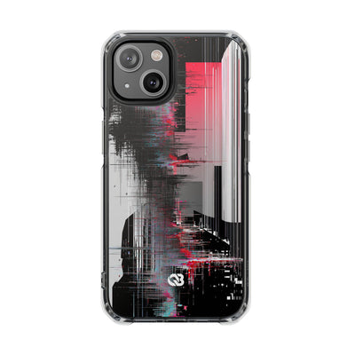 Black Impact MagSafe Phone Case for iPhone - Crimson Data Leak