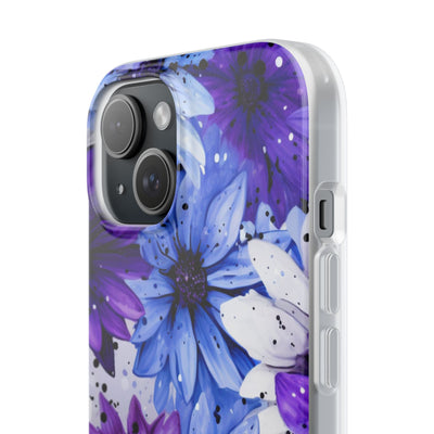 Ink Splatter Blooms · Soft Coque de téléphone pour iPhone
