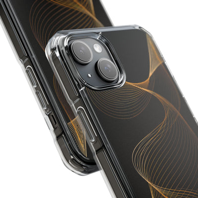 Gold Impact MagSafe Phone Case for iPhone - Burnished Bronze Helix