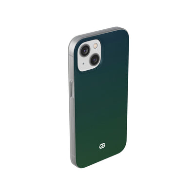 Green Lite Phone Case for iPhone - Midnight Pine Horizon