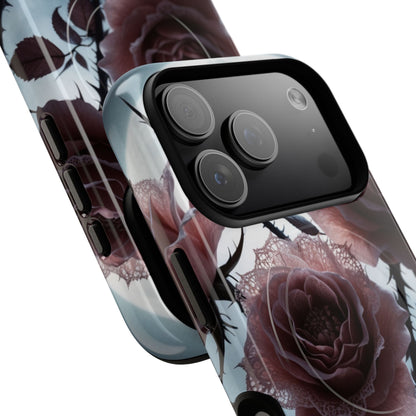 Luminous Rose Thorns iPhone 17 Pro Case - Tough+ - CASE•BOB