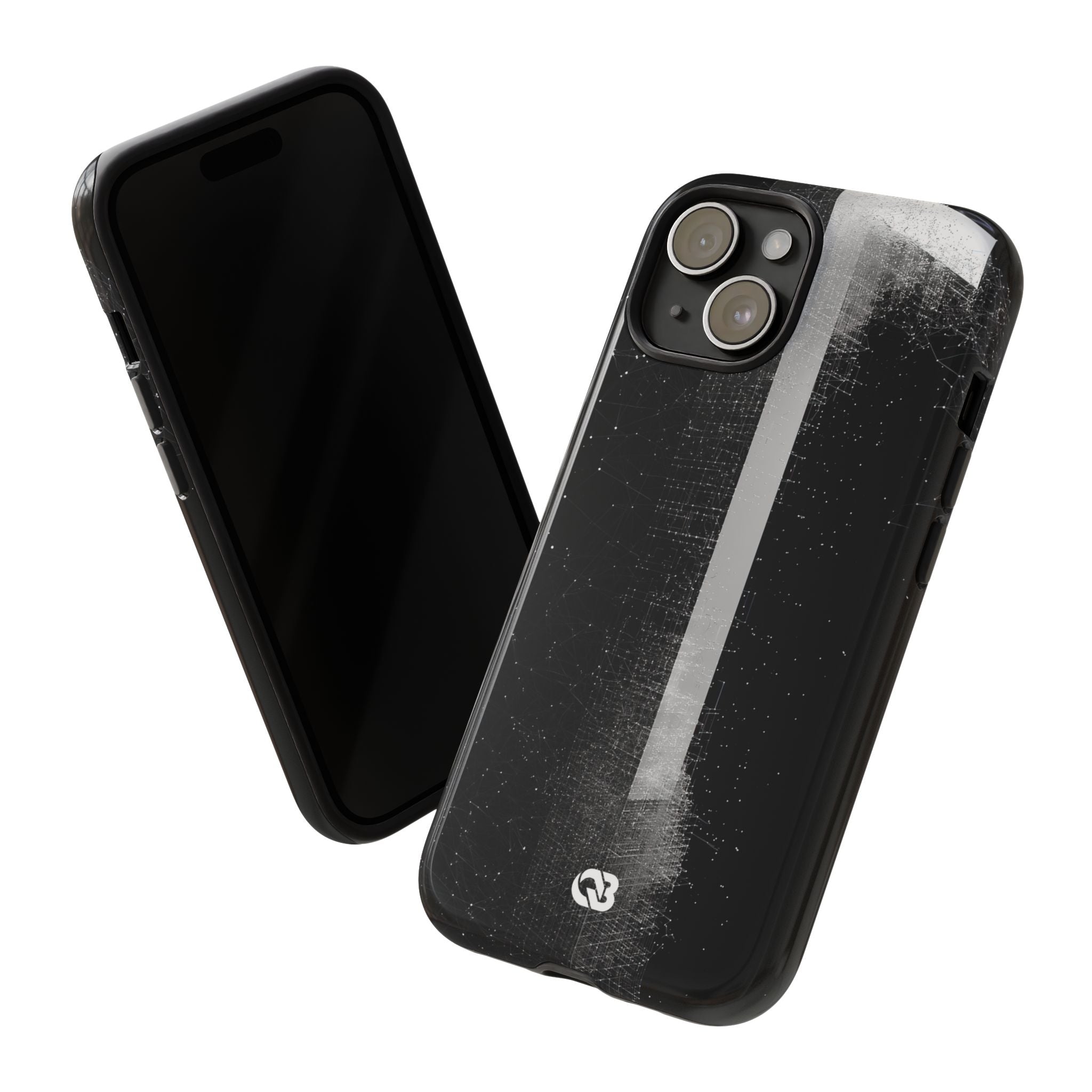 Black Tough Phone Case for iPhone - Vector Core Monolith