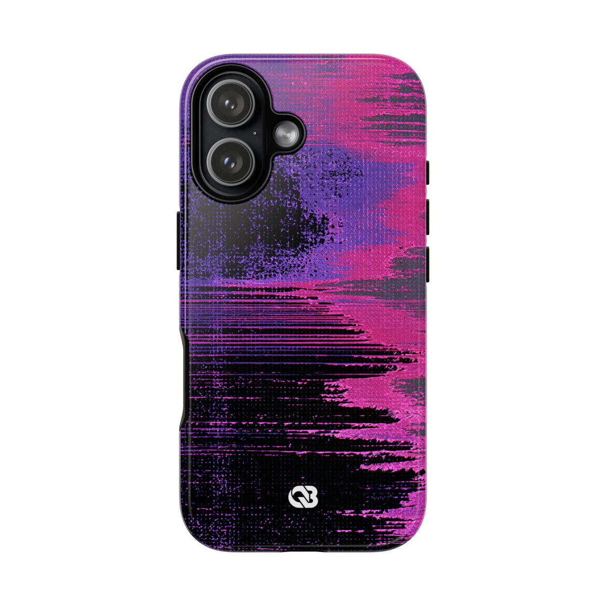 Neon Signal Shift · Tough Phone Case for iPhone · Purple