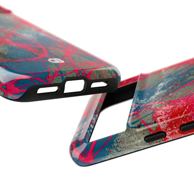 Neon Static Drip · Tough Phone Case for Pixel ·  Pink
