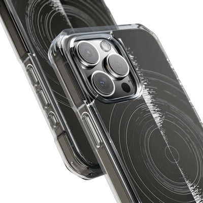 Black Impact MagSafe Phone Case for iPhone - Obsidian Orbital Signal
