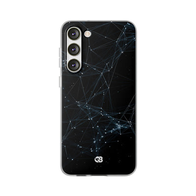 Black Lite Phone Case for Samsung - Arctic Neural Mesh