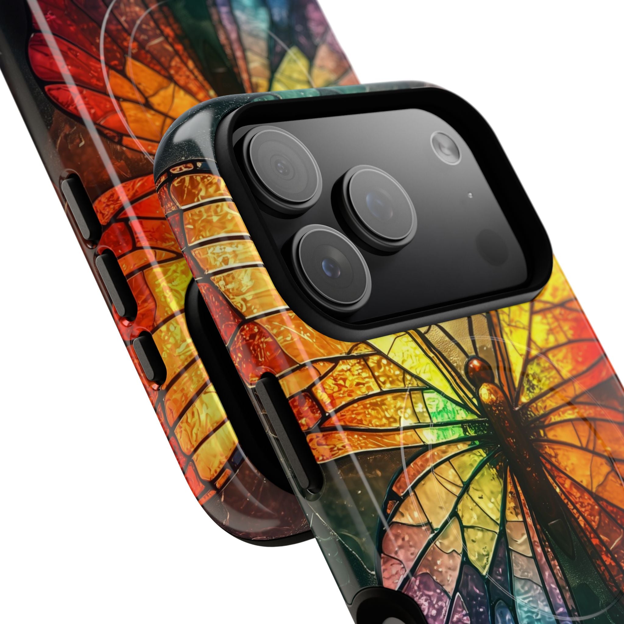 Stained Glass Butterfly iPhone 17 Pro Case - Tough+ - CASE•BOB