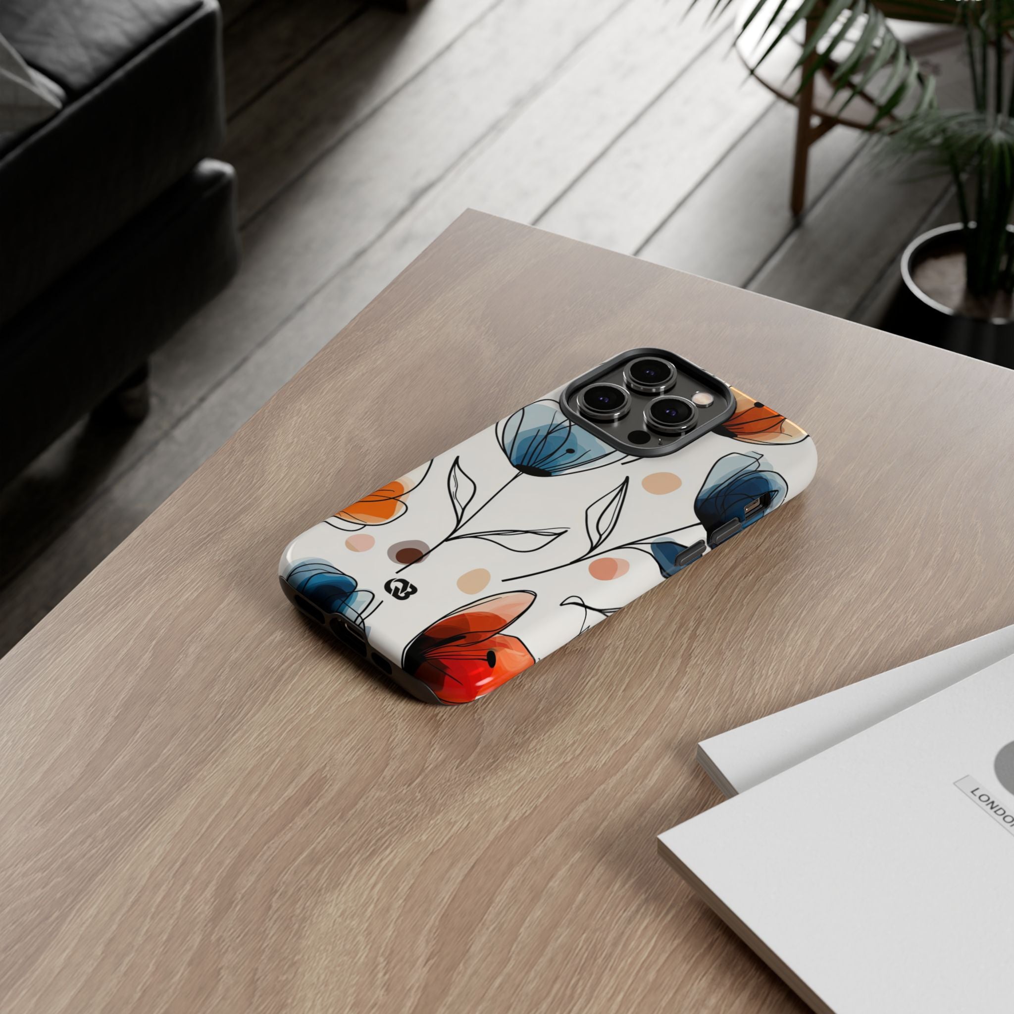 Ink Watercolor Tulips · Tough Case for iPhone