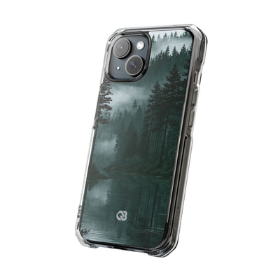 Green Impact MagSafe Phone Case for iPhone - Misty Evergreen Mirror