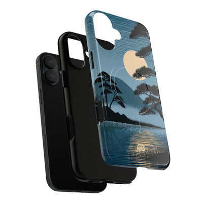 Blue Tough 2.0 Magsafe Phone Case for iPhone - Midnight Kyoto Pine